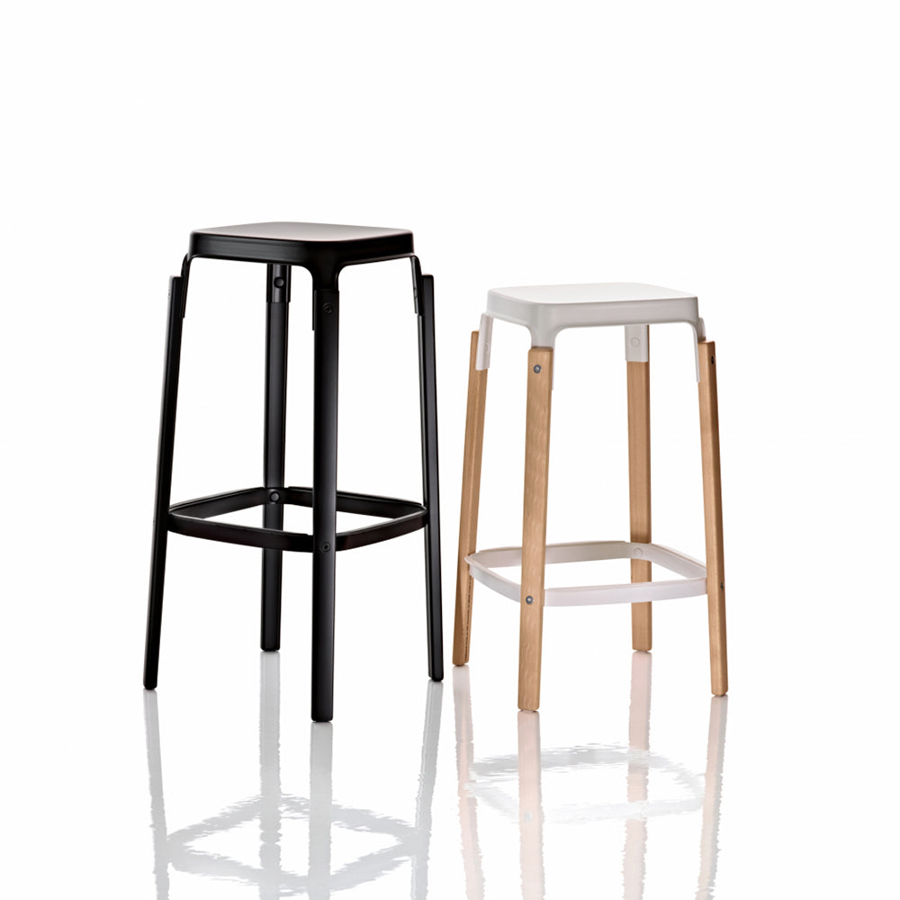 Steelwood stool 68 cm