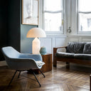 Lámpara Atollo L - Cristal/Blanco