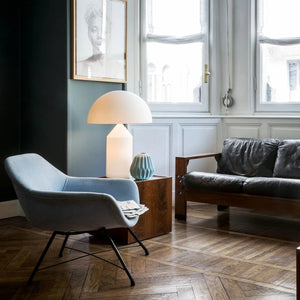 Atollo L Lamp - Crystal/White