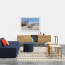 Contenedor con bar SB -  Roble y aluminio