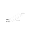Repisa SH06 Profil - Blanco