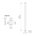 Lámpara de suspensión In The Tube 360° 1600