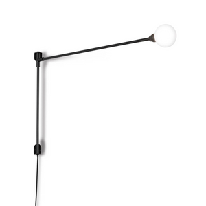 Mini Potence Pivoting Wall Lamp - Black 