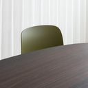 Mesa XZ3 Oval - Negro/Roble Termotratado