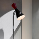 Lámpara de pie Parliament - Negro y Rojo