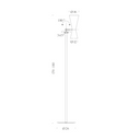 Lámpara de pie Parliament - Negro y Amarillo