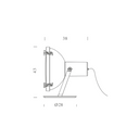 Lámpara de pie Projecteur 365 - Night Blue