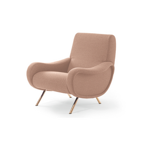 Lady Armchair - Powder/Brass