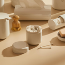 Birillo Recipiente para bastoncillos Blanco