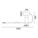 Bilboquet Lamp - Beige 