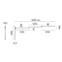 Lámpara de muro Black Flag