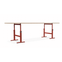 Mesa Brut - Rojo/roble