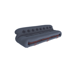 Soriana 250 Sofa - Blue/Red