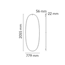 La Plus Belle Mirror - Bronze