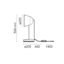 Ceramique Side Lamp - Green 