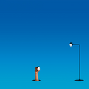 Ixa Reading Lamp - Blue 