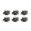 Set 6 tazas espresso Rocket - Gris