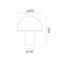 Onfale large table lamp