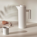 Pleated Thermos - White