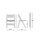 Folding Air Chair - White