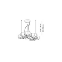 Honeycomb Suspension Lamp 