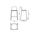 Taburete Troy Trineo - Counter