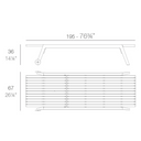 Spritz Lounger - Ecrú