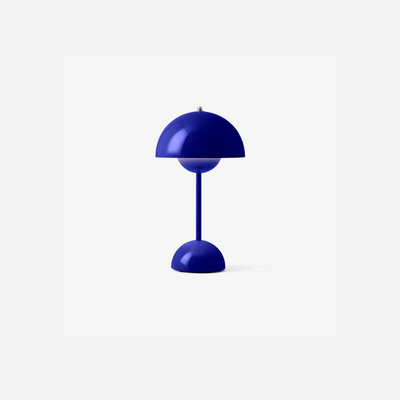 Lámpara Flowerpot VP9 Portable  - Azul Cobalto