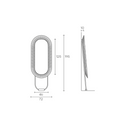 Kathleen oval mirror