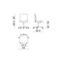 Kinesit conference chair - black