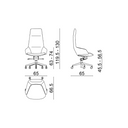 Poltrona ASTON Direction - Cuero negro