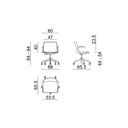 Silla Catifa Up - Cuero negro