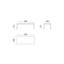 Onemm 240 Table - Terracotta