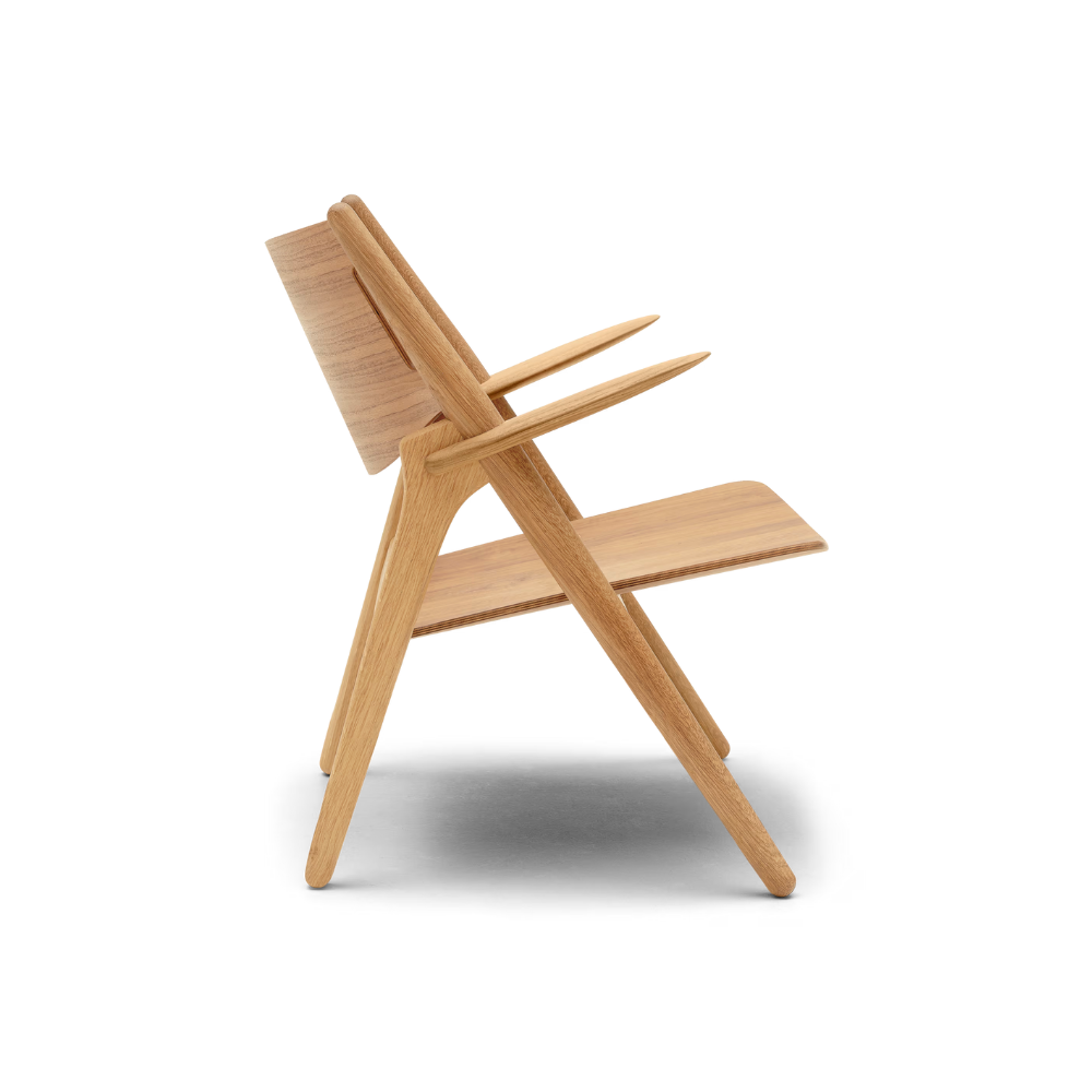 Poltrona CH28T Lounge Chair - Roble