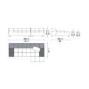 Sofá Tufty Time 286 - Azul oscuro