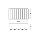 Container 727 Z24 High - Talc 
