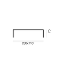 Mesa Passe-partout 280 – Negro