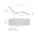 Tumbona Ibiza - Ecrú