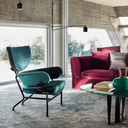 Poltrona Tre Pezzi - Verde cactus/negro