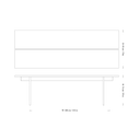 Mesa Ita OS2 - Roble Natural