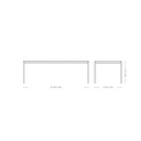 Ville outdoor table - Black