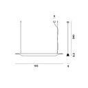 Lámpara Troag Media Suspensión - Natural