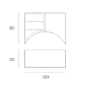Contenedor Bridges Arco 90 - Verde