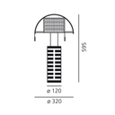 Lámpara de sobremesa Shogun