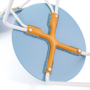 Silla Mariolina - Celeste/Blanca