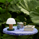 Lámpara Setago JH27 Portátil - Nude/Verde bosque