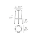 Taburete Brooklyn - Ecrú