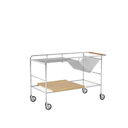 Carrito Alima - Cromado/Roble