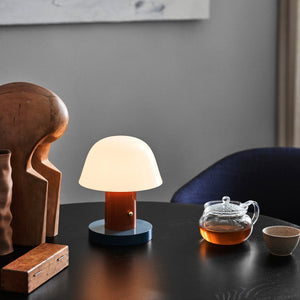 Setago JH27 Portable Lamp - Rust/Petroleum Blue