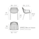 Spritz Armchair - White